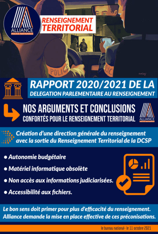RAPPORT 2020/2021 DE LA DELEGATION PARLEMENTAIRE AU RENSEIGNEMENT